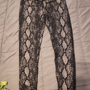 Black/white/gray anti cellulite leggings